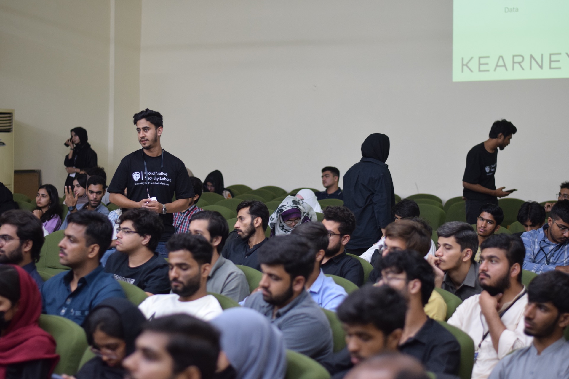 Audience during the presentation